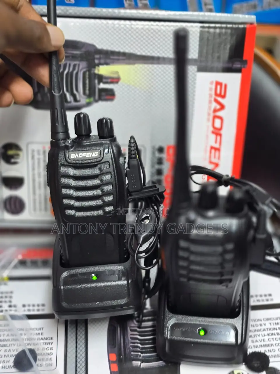 Baofeng Bf-888s 16-Channel Handheld Radio for Construction Camping