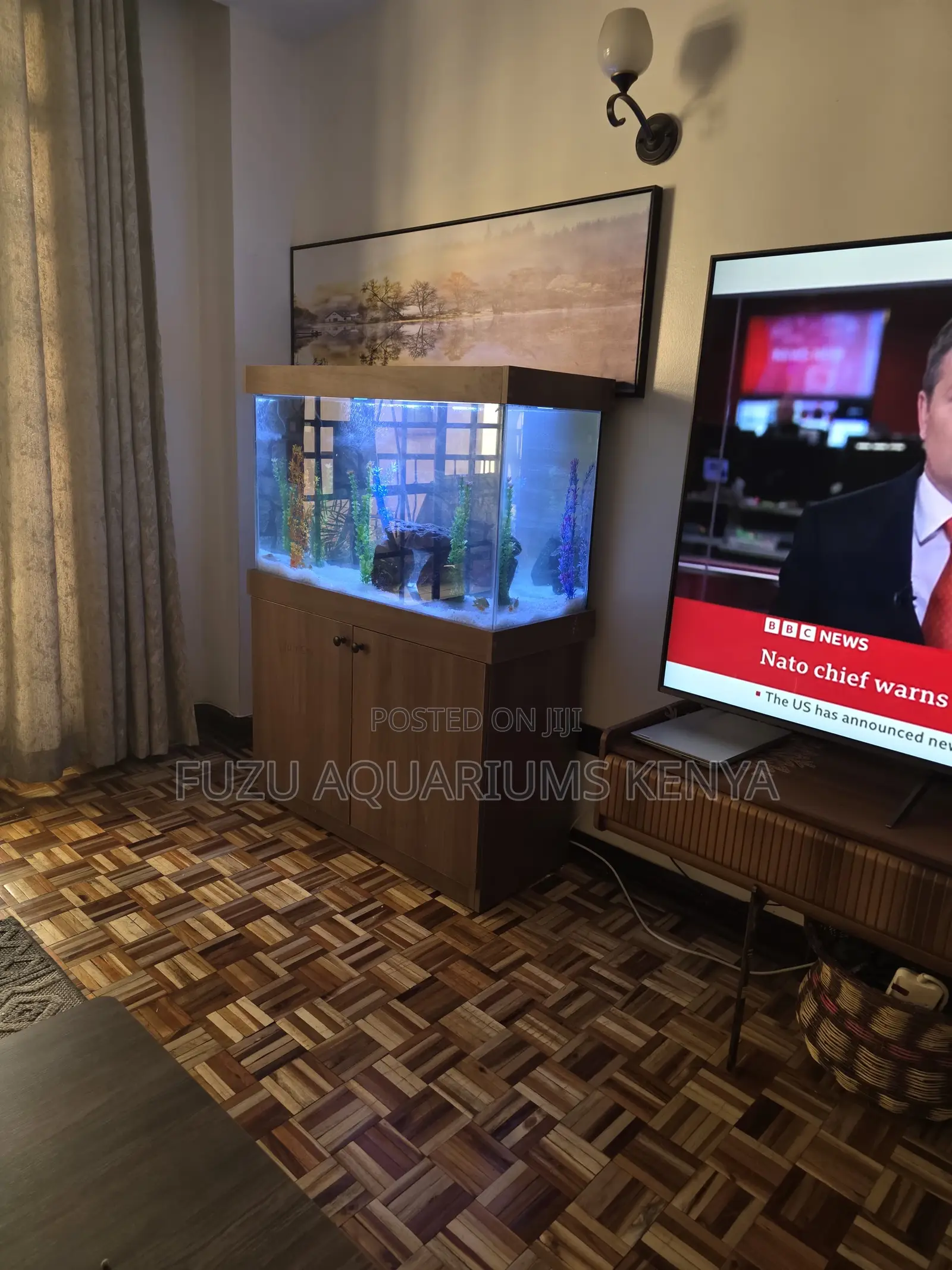 Apartment Friendly Aquarium Cabinet Set