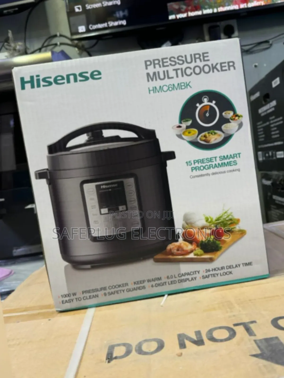 Hisense 6-in-1 Pressure Cooker - Rice, Stew Ugali Maker |