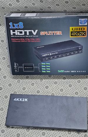 Hdmi Splitter 1 Input 8 Outputs Supporting × and Full Hd Video - thumbnail 2