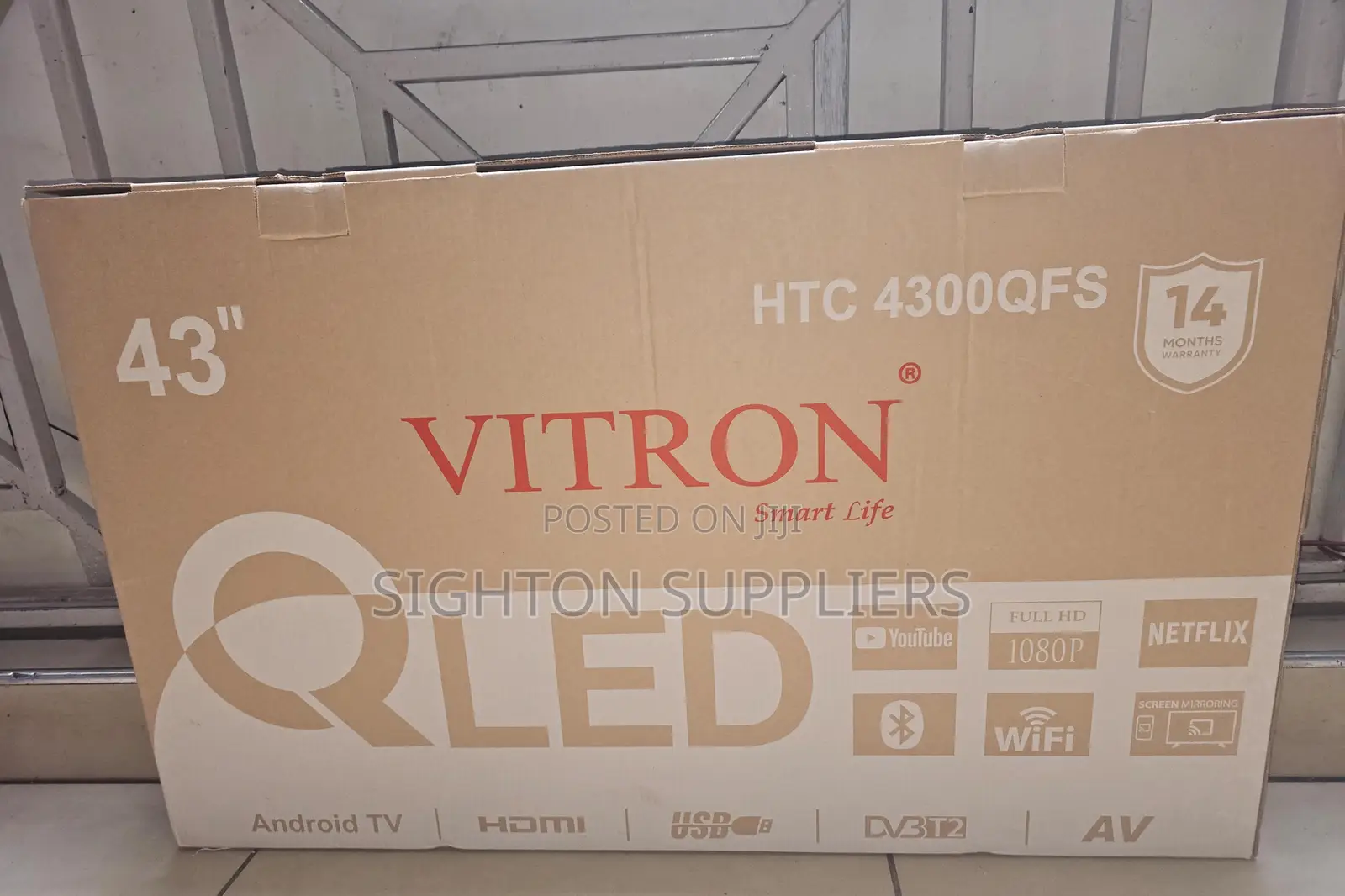 Vitron 43′′ 43000qfs Qled Smart Tv New 2025