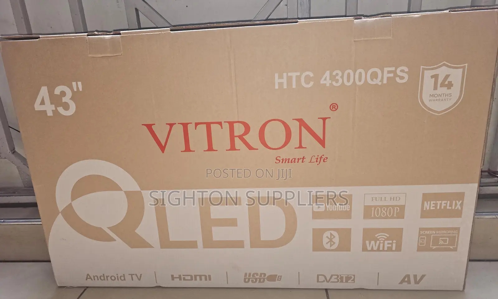Vitron 43′′ 43000qfs Qled Smart Tv New 2025