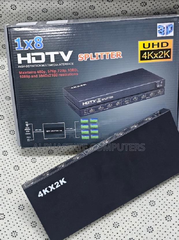 Multi Display Hdmi Splitter 1 in 8 Out Supporting Uhd × Resolution - main view