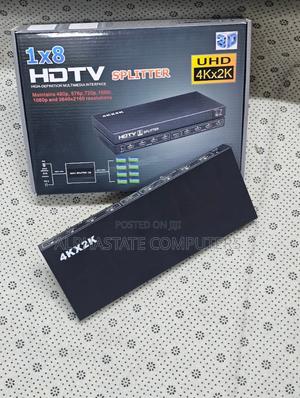 1×8 Hdmi Distribution Splitter With Ultra Hd × Video Support - thumbnail 2