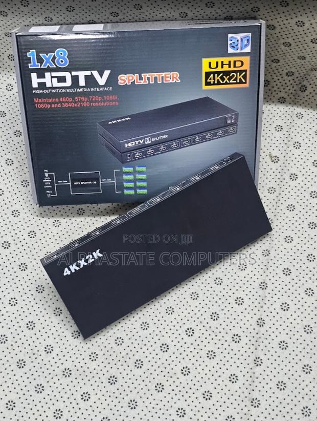 1×8 Hdmi Distribution Splitter With Ultra Hd × Video Support - main view