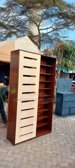 Contemporary Shoe Rack With Sliding Doors
