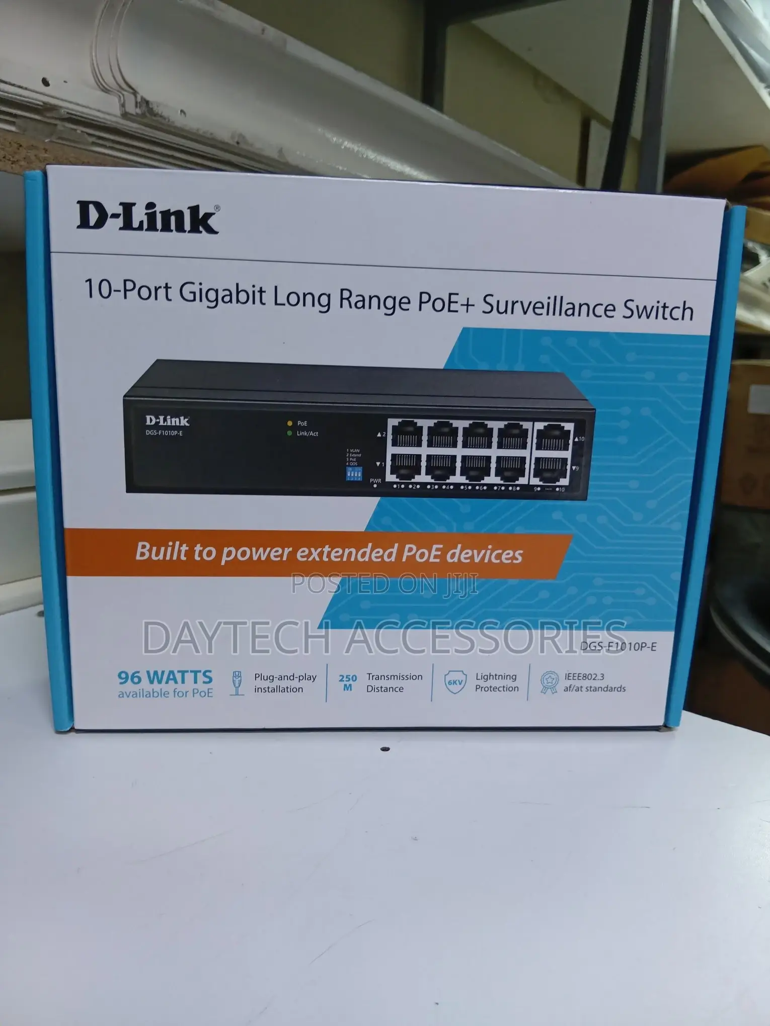 D-Link DGS-F1010p-E 96w 8+2 Portmbps Gigabit Poe Switch