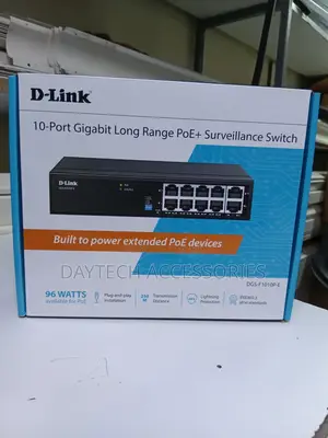 D-Link DGS-F1010p-E 96w 8+2 Portmbps Gigabit Poe Switch