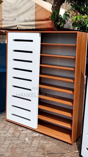 Elegant Sliding Door Shoe Storage Cabinet