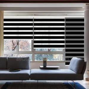 Zebra Blinds With Dual Layer Fabric Design