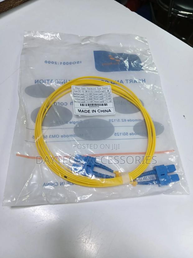 This Is a Sc to Sc Fiber Optic Patch Cable. - main view