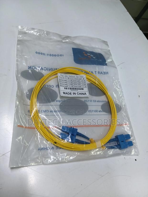 This Is a Sc to Sc Fiber Optic Patch Cable. - thumbnail 2