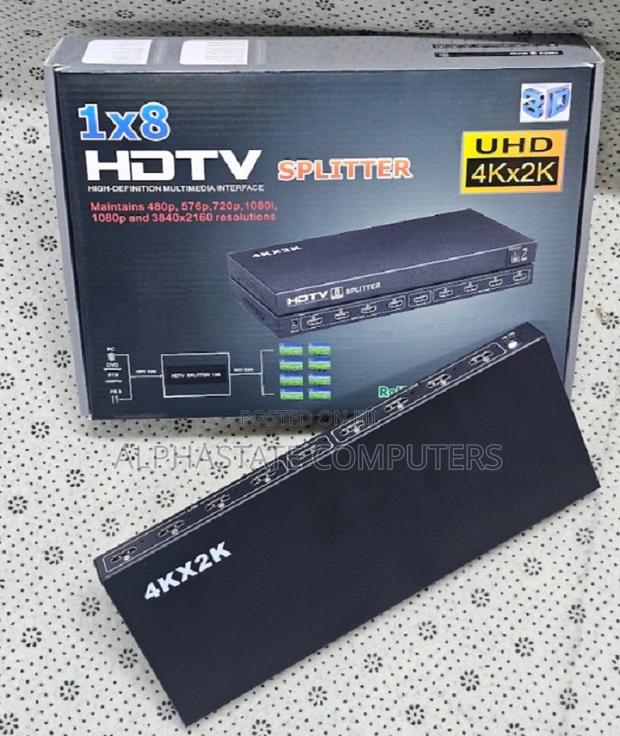 Uhd × Hdmi Splitter 1×8 for Simultaneous Multi Tv Output - main view