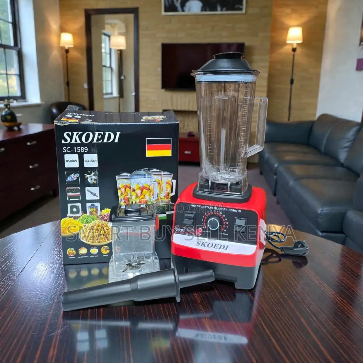 High Speed 32000 RPM 2-in-1 2.5l Skoedi Blender and Grinder