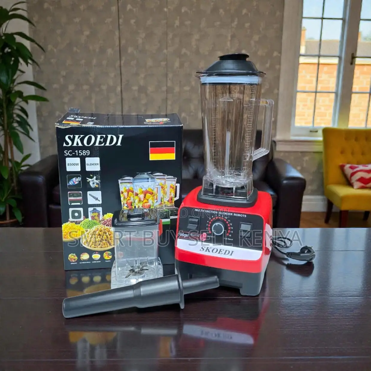 Ultra-Low Power Consumption 2.5l Skoedi 4500w Blender