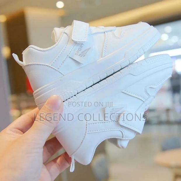 Kids Laced White Sneakers (Size 21-38) - thumbnail 6