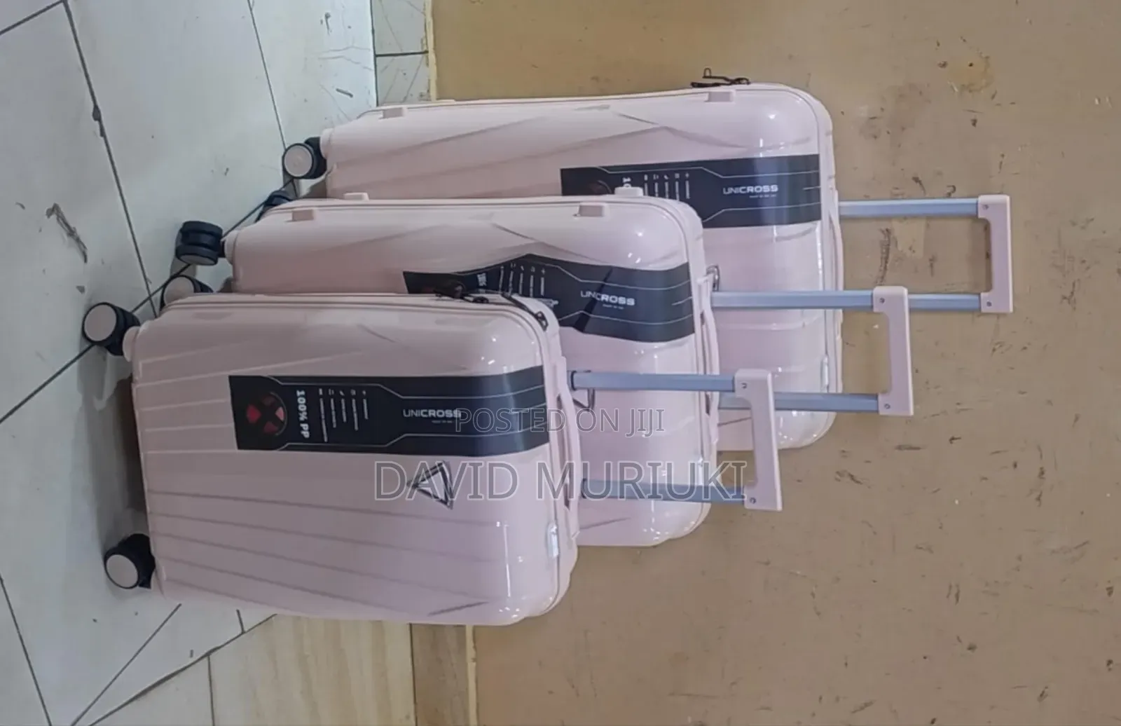 Unbreakable Rubber Suitcase Pp 3-in-1 Suitcase Set