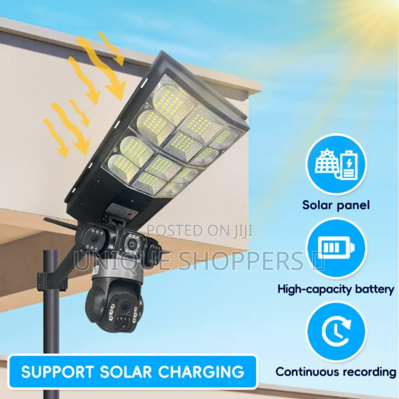 Ld002 Streetlight With Triple Lens Camera