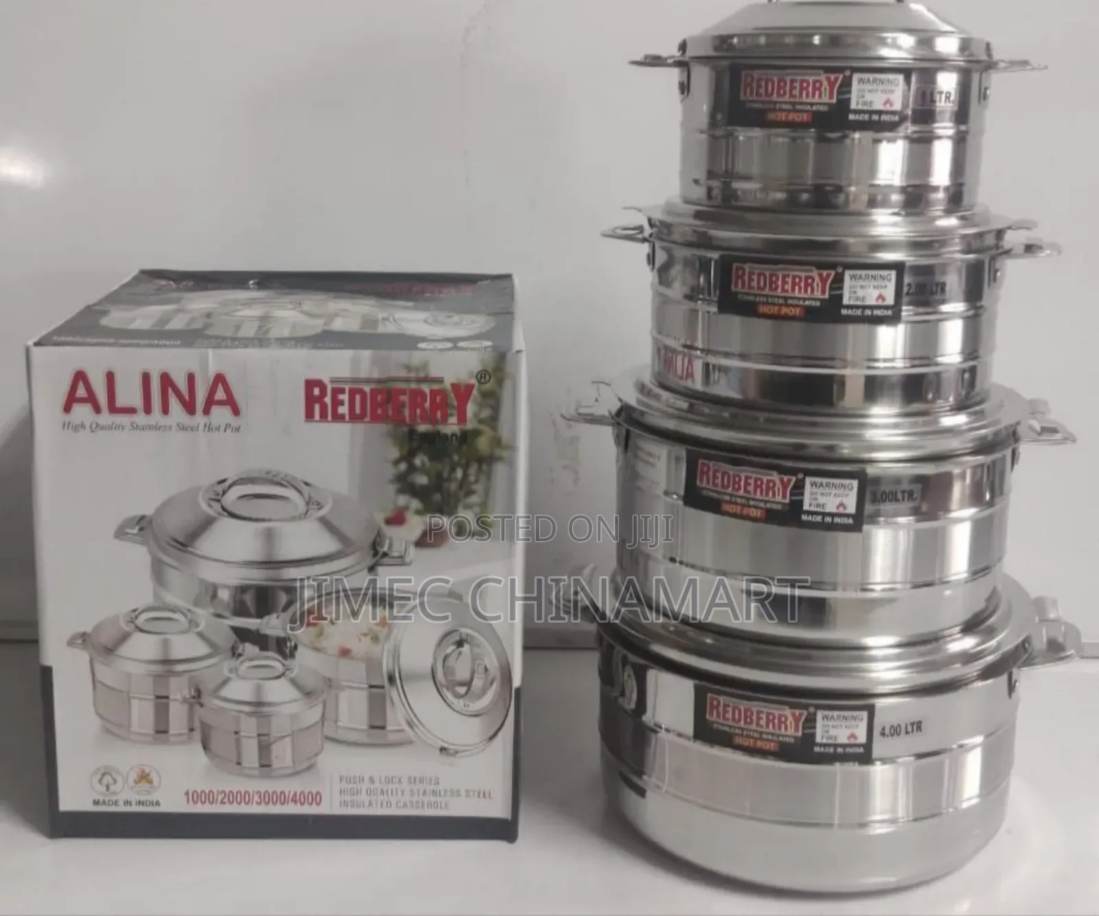 Redberry 4pcs Hotpot Set