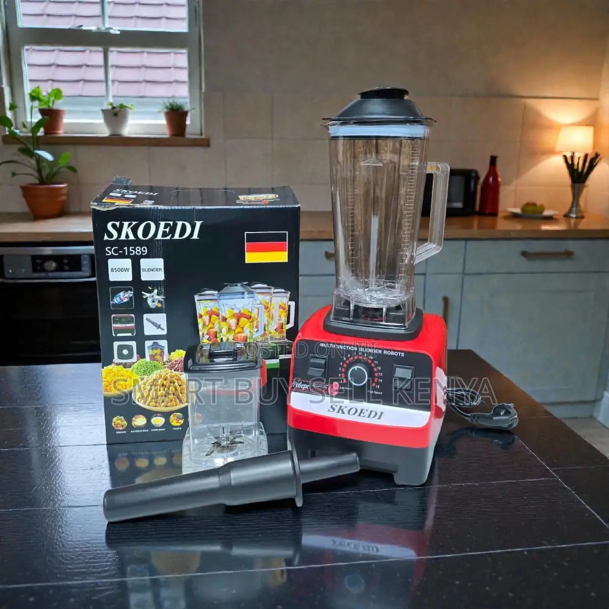 High-Quality Body Construction 2.5l Skoedi Blender Grinder