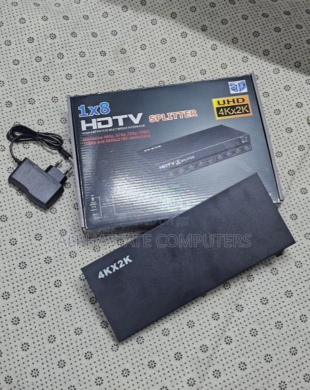 Digital Hdmi 1 in 8 Out Splitter With Uhd × Multi Screen Display - main view