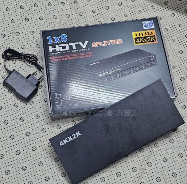 Hdmi Signal Splitter 1×8 Supporting × for Multiple Display Systems - main view