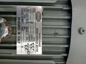 5hp STCL Single Phase Motor Low Speed