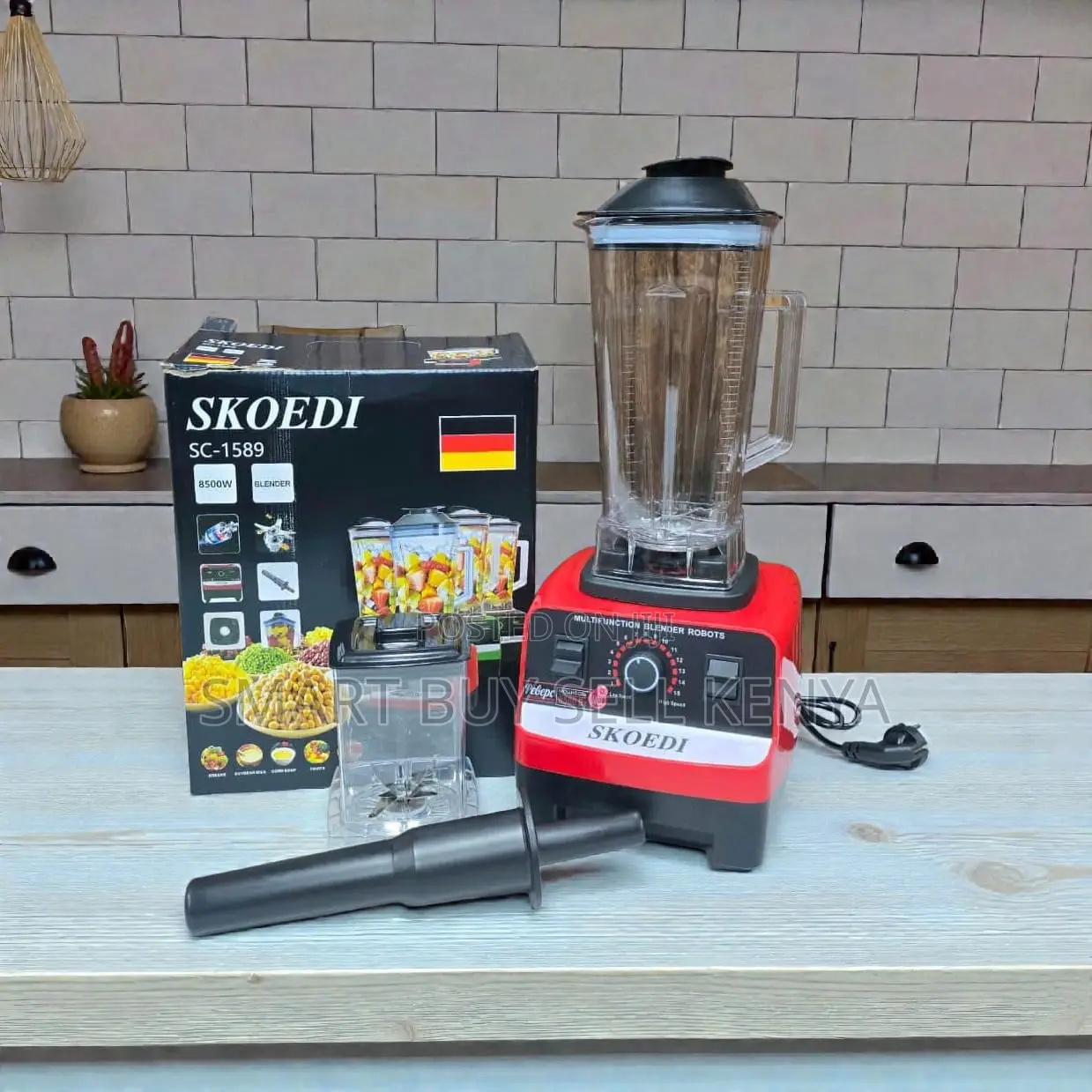 Premium Quality High Power 2-in-1 2.5l Skoedi Blender Grinder