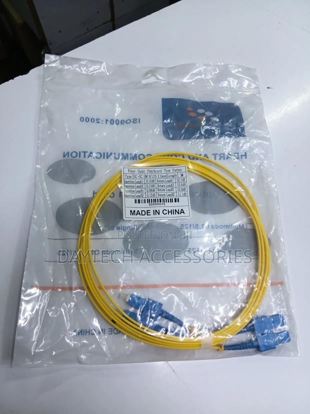 1.5m Sc Sc Fiber Patch Cable. - thumbnail 2