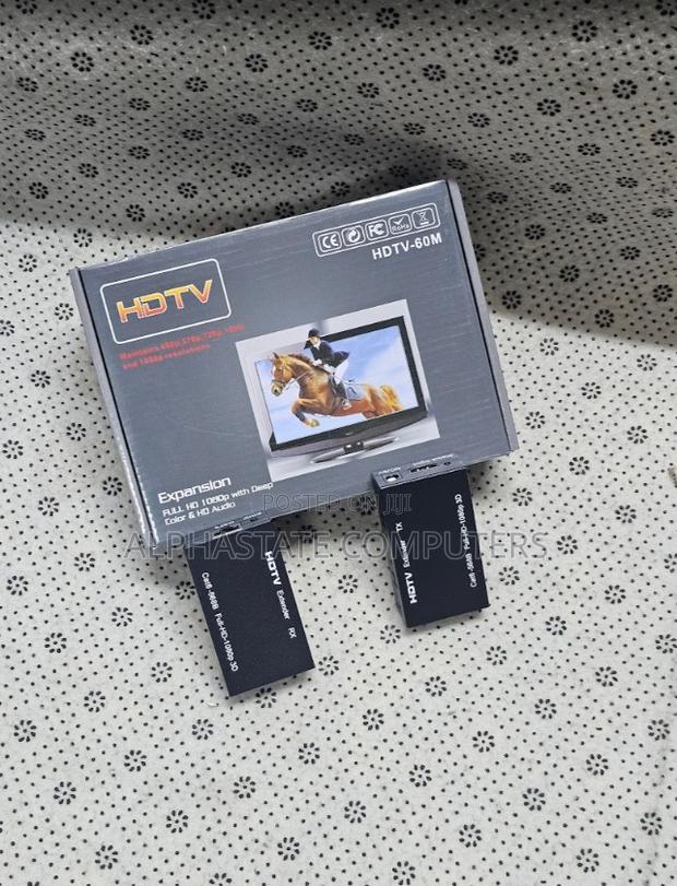 Hdmi Extender 60 Meter – Hdmi Over Ethernet Cat5e/Cat6 Signal Booster