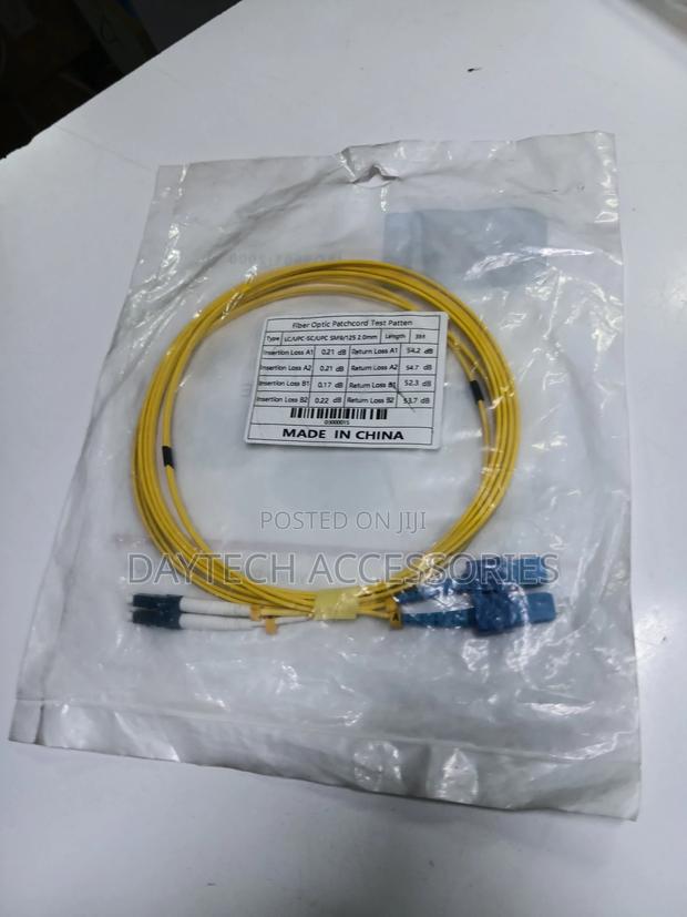Duplex Sc to Sc Fiber Optic Patch Cord Singlemode 1.5m