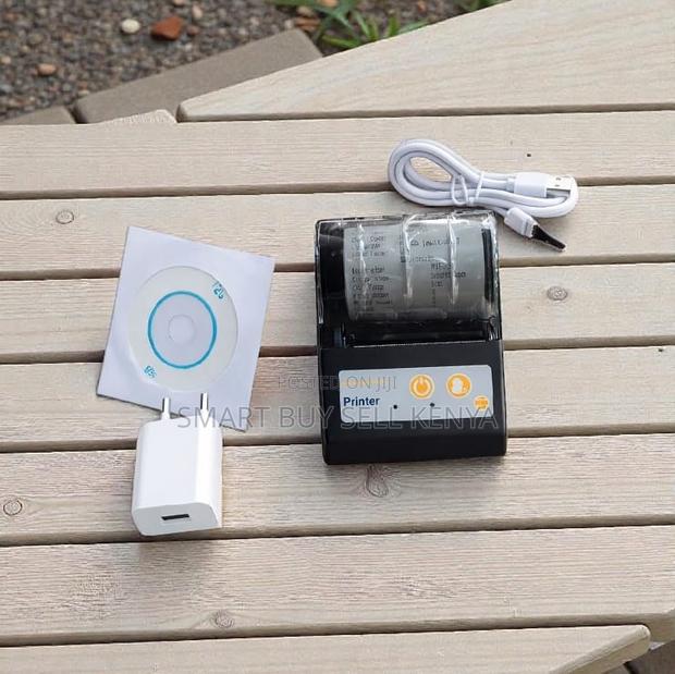 Portable 58mm Bluetooth Thermal Receipt Printer Rechargeable Battery - main view