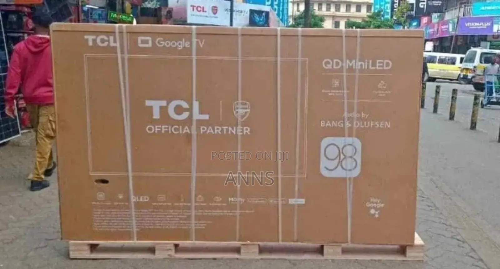 Colour Enhancement Display Qled 98 Inches Goggle Tv TCL