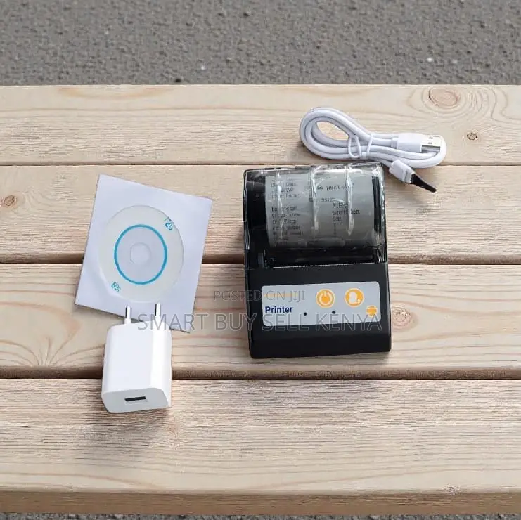 Mini 58mm Bluetooth Thermal Printer With Built-in 2000mah Battery