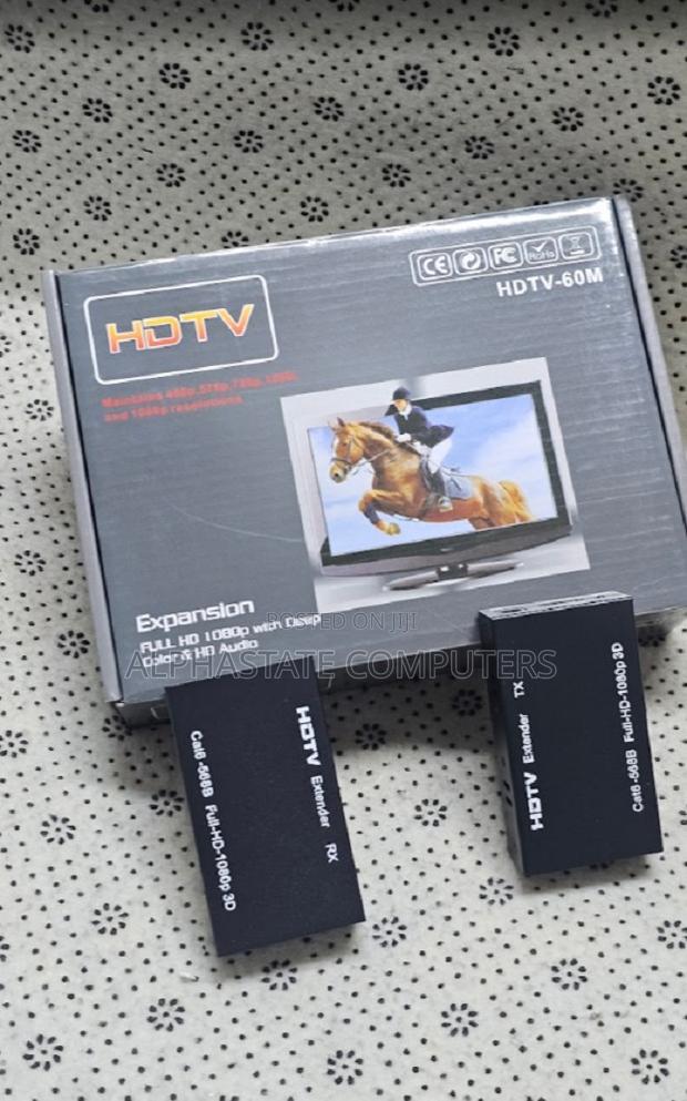 Hdmi Signal Extender 60m Hdmi Over Ethernet Converter Supporting 1080p