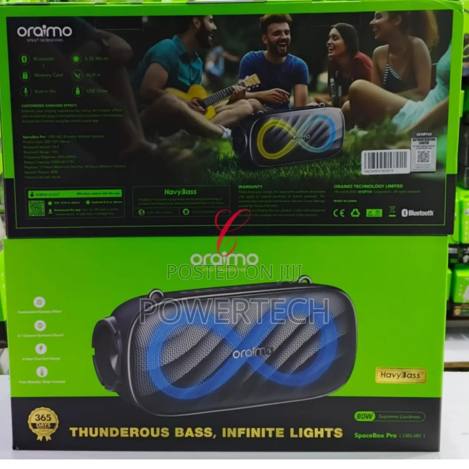 Oraimo Spacebox Pro Obs-682 *80w Supreme Loudness