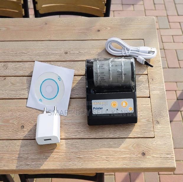 Portable 58mm Bluetooth Printer With Large Capacity Battery