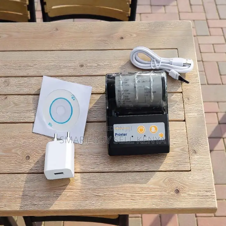 Portable 58mm Bluetooth Printer With Large Capacity Battery
