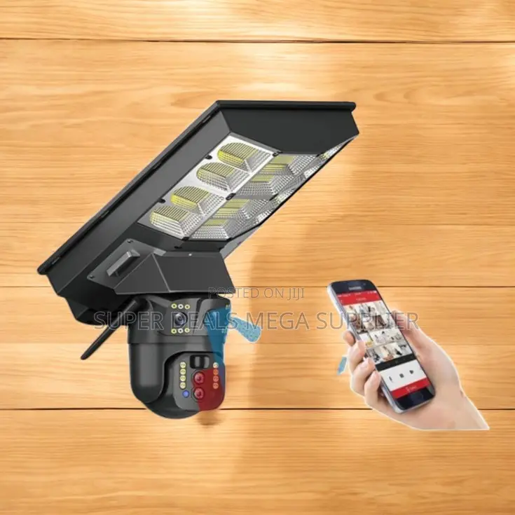 Waterproof Durable 4g PTZ Outdoor Camera Solar Street Light