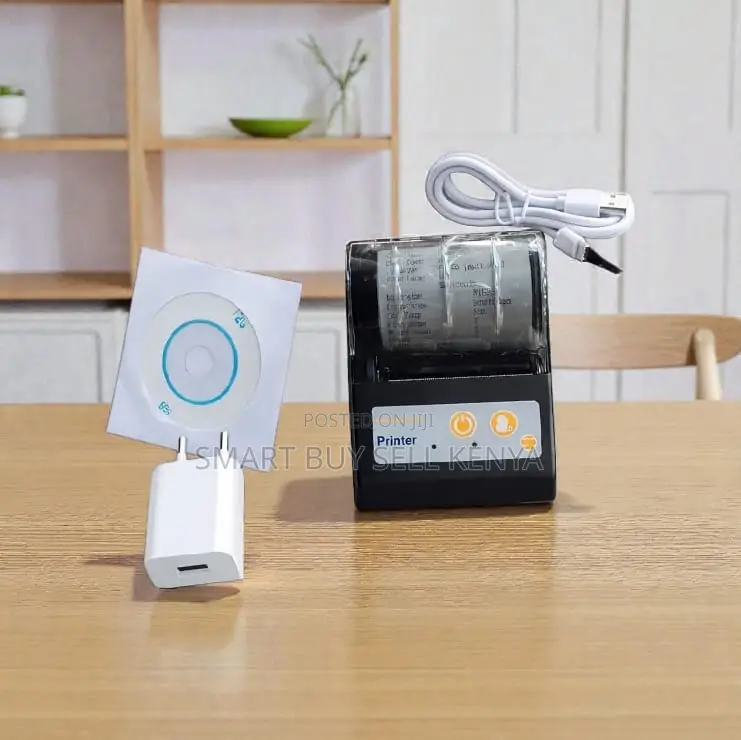 Compact 58mm Bluetooth Thermal Receipt Printer for Daily Use
