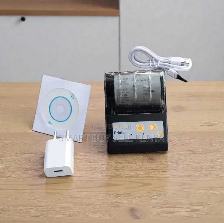 Portable 58mm Thermal Printer With Usb and Bluetooth Connection