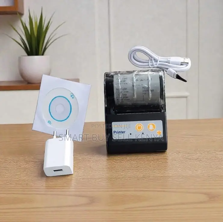 58mm Bluetooth Thermal Receipt Printer With Rechargeable Battery Small