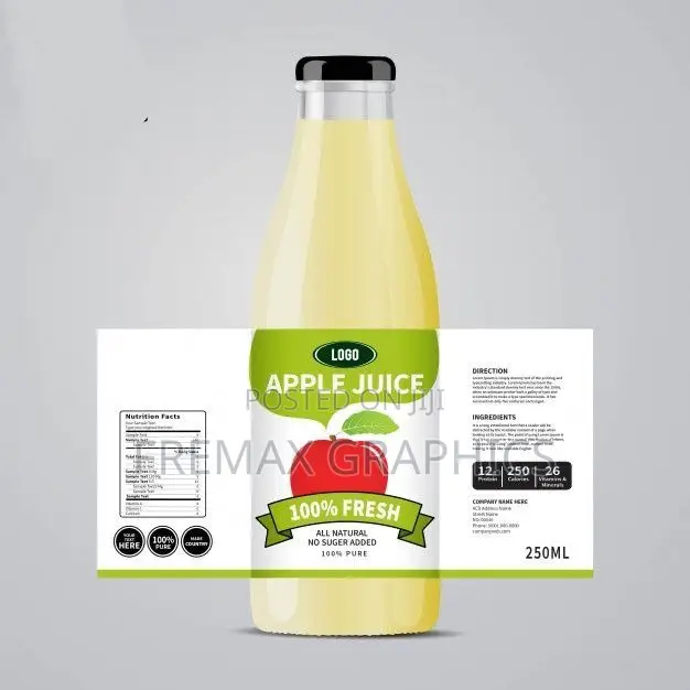 High-Quality Product Label Design and Printing