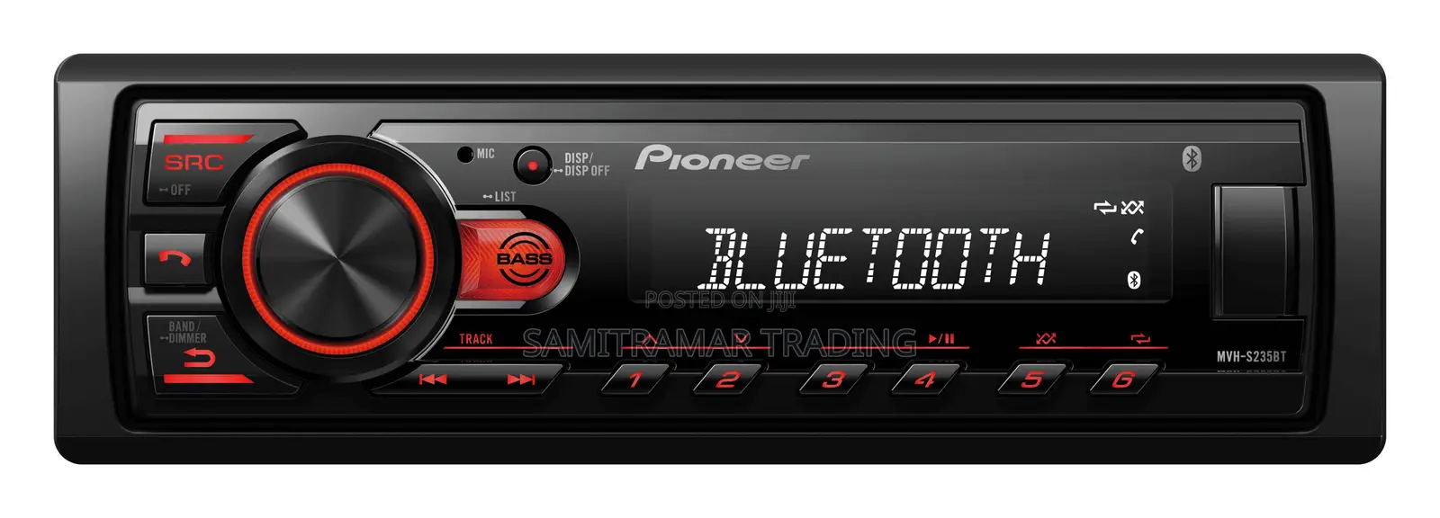MVH-S235bt Pioneer 1-Din Digital Media Receiver With Bluetooth