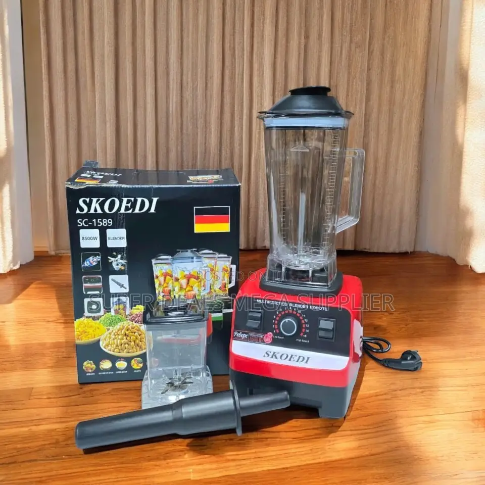 German Technology High Power 2-in-1 2.5l Skoedi 4500w Blender Grinder