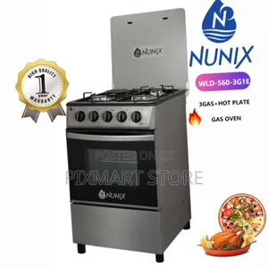 Nunix Full Gas Cooker 50x55 Cm Oven Efficient Compactcooking Solutio