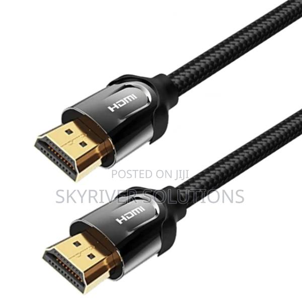 Vention Nylon Braided Hdmi Cable 1m Black Metal Type