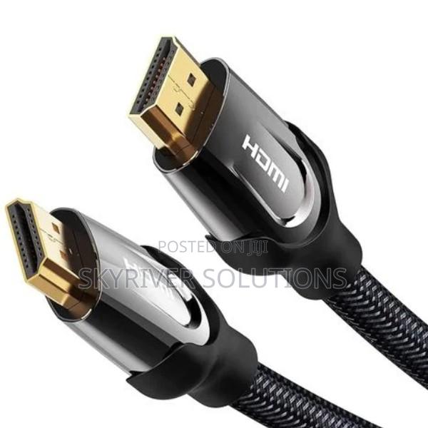 Vention Nylon Braided Hdmi 3m Black Metal-Vaa-B05-B500