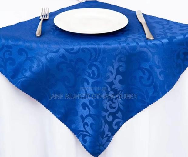 Napkin Flowered Blue