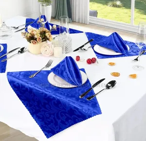 Napkin Flowered Blue